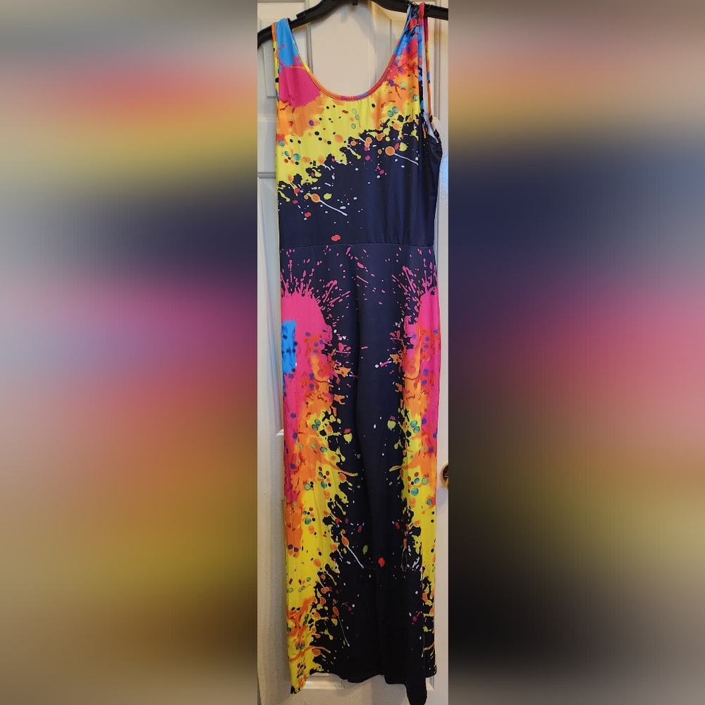 Paint Splatter Jumpsuit SIZE XL
